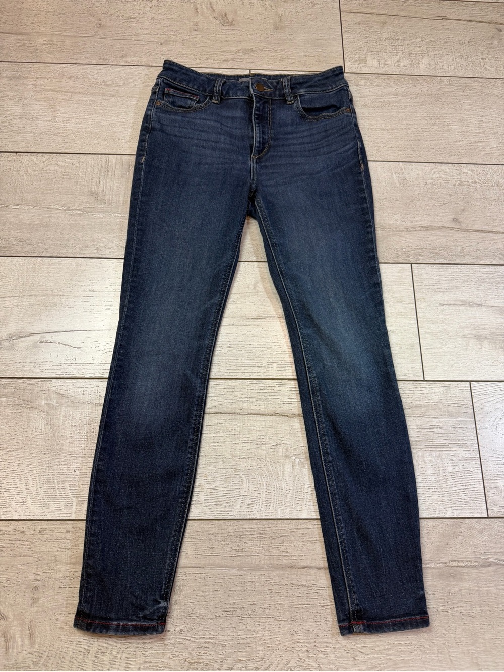 DL1961 Florence Instasculpt Ankle Skinny Jeans Size 26 Dark Wash Stretch Denim